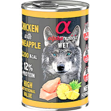 Влажный корм для взрослых собак Alpha Spirit Chicken with Pineapple с курицей и ананасами 400 г