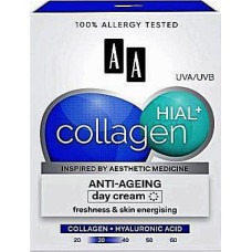Дневной крем для лица AA Cosmetics +Collagen Hial Антивозрастной Свежесть и энергия 50 мл (40151)