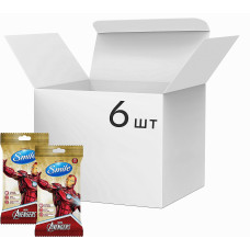 Упаковка влажных салфеток Smile Marvel Железный Человек антибактериальных 6 упаковок по 15 шт. (50372)