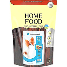 Полнорационный сухой корм для взрослых собак Home Food Dog Adult Mini Супер премиум Гипоаллергенный «Форель с рисом» 1.6 кг
