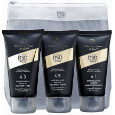 Тревел набор DSD de Luxe Travel Kit 4.3+4.1+4.5 включает комплекс средств для ежедневного ухода за волосами (37607)