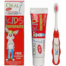 Детский набор Oral7 Наглый кролик Зубная паста + щетка с 3 до 12 лет 50 мл (45647)