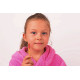 Детская зубная щетка бамбуковая Nordics розовая щетина (46145)