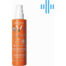 Солнцезащитный водостойкий спрей-флюид Vichy Capital Soleil для чувствительной кожи детей SPF50+ 200 мл (51538)