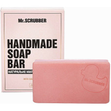Брусковое мыло ручной работы Mr.Scrubber Клубника-сливки в подарочной коробке 100 г (49106)