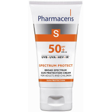 Солнцезащитный крем широкого спектра действия Pharmaceris S Sun Protection SPF50+ 50 мл (51544)