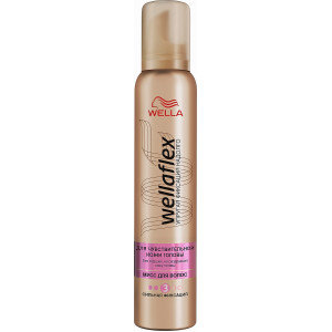 Мусс для волос Wella Wellaflex для чувствительной кожи головы сильной фиксации 200 мл 