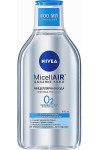 Освежающая мицелярная вода Nivea 3 в 1 с витамином Е и молекулами кислорода 400 мл (42601)