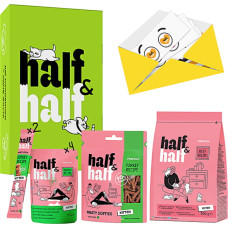 Промонабор кормов и лакомств Half & Half Здоровый рост и развитие для котят
