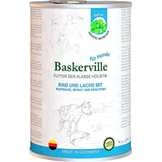 Влажный корм для собак Baskerville Holistic Rind und Lachs Лосось и говядина 400 г