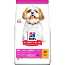 Сухой корм для зрелых малых и миниатюрных собак от 7 лет Hill’s Science Plan Mature Adult 7+ Small & Mini с курицей 1.5 кг 