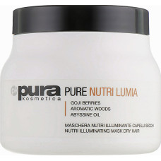 Маска Pura Kosmetica Nutri Lumia Mask для блеска сухих волос 500 мл (37271)