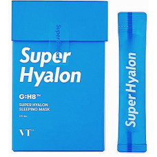 Набор ночных масок для лица VT Cosmetics Super Hyalon Sleeping Mask Интенсивно Увлажняющих 4 мл х 20 шт. (42421)