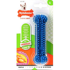 Дентал кость игрушка со вкусом курицы Nylabone DentalBone Moderate Chicken S для собак до 11 кг
