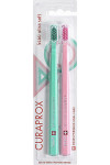Набор зубных ультрамягких щеток Curaprox UltraSoft Retro Edition Mint-Pink d 0.1 мм 2 шт. (45991)