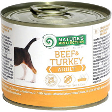 Влажный корм для собак Nature's Protection Adult Beef & Turkey с телятиной и индейкой 200 г