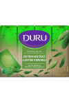 Туалетное мыло DURU Natural экопак с экстрактом оливкого масла и с листьями оливы 4 х 150 г (47683)