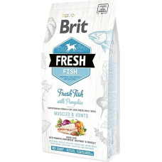 Brit Fresh Adult Large Сухой корм для взрослых собак крупных пород с рыбой и тыквой 2,5 кг