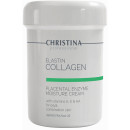 Увлажняющий крем для жирной кожи Christina Elastin Collagen Placental Enzyme Moisture Cream with Vitamins A, E HA 250 мл (40400)