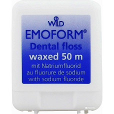 Зубной флосс Dr. Wild Emoform вощенный c фторидом натрия 50 м (44951)
