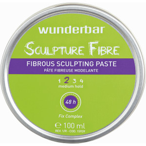 Паста для волос Wunderbar Sculpture Fibre Fibrous Sculpting Paste волокнистая скульптурная средней фиксации 100 мл 