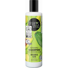 Шампунь для поврежденных волос Organic Shop Восстанавливающий Авокадо и Олива 280 мл (39334)