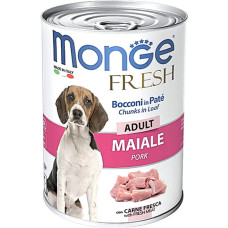 Влажный корм для собак Monge Dog Wet FRESH свинина 400 г
