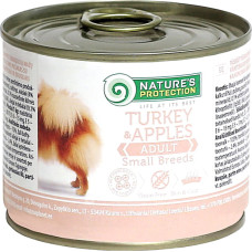 Влажный корм для собак малых пород Nature's Protection Adult Small Breeds Turkey & Apples с индейкой и яблоками 200 г 