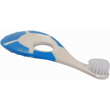Детская зубная щетка силиконовая Lindo Premium Голубая (46112)