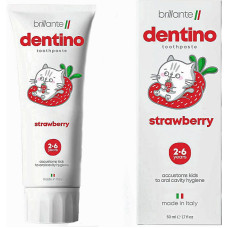 Зубная паста-гель Brillante Dentino Strawberry Kids 50 мл (45172)