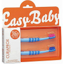 Набор детских зубных щеток Curaprox Baby для детей Прорезиненная ручка с присоской 2 шт. Голубые (45989)