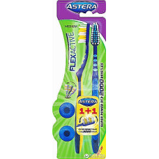 Зубная щетка Astera Flex Active 1+1 Medium (45889)