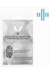 Минеральная маска с глиной Vichy очищает поры кожи лица 2 х 6 мл (42417)