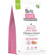 Brit Care Dog Sustainable Adult Small Breed Корм для собак малых пород с курицей и насекомыми 3кг