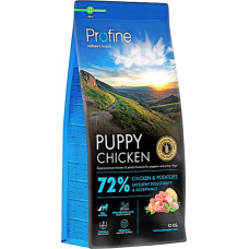 Корм сухой Profine Puppy Chicken and Potatoes для щенков и юниоров всех пород, с курицей и картофелем, 12 кг