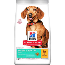 Сухой корм для поддержания веса взрослых малых и минатюрных собак Hill’s Science Plan Adult Perfect Weight Small & Mini с курицей 1.5 кг 