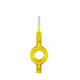 Набор ершиков межзубных Curaprox Prime Start цвет Желтый d 0.9 мм 2 держателя с колпачками 5 шт. (44670)