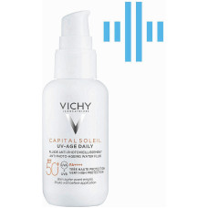 Солнцезащитный невесомый флюид Vichy Capital Soleil UV-Age Daily против признаков фотостарения кожи лица SPF 50+ 40 мл (51469)