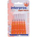 Щетки Dentaid для межзубных промежутков Interprox Super Micro 0.7 мм 6 шт. (44728)