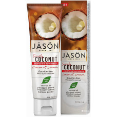 Отбеливающая зубная паста Jason с маслом кокоса Simply Coconut 119 г (45481)