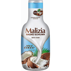 Гель-пена для душа и ванны Malizia Кокосовое молоко 1000 мл (48801)