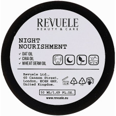 Питательный ночной крем для лица Revuele Vegan Organic Night Nourishment ночной 50 мл (41379)